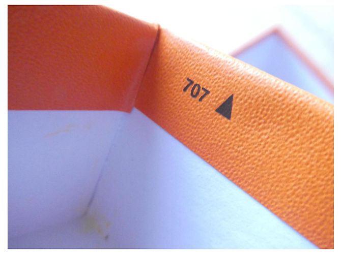 authentische Hermès Originalverpackung für Hermès Kelly 25 Handtasche -707 Orange - Ansicht 4