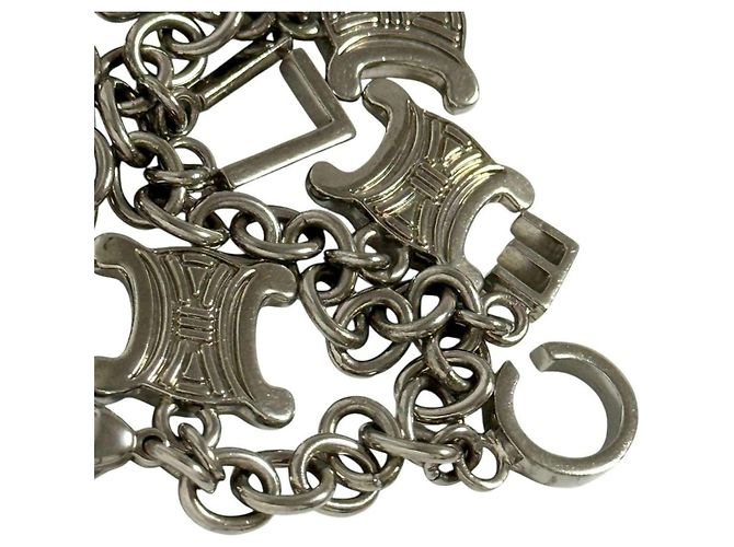 Céline Bracciale Triomphe Charm in Argento per Uomini e Donne di Celine - vista 3