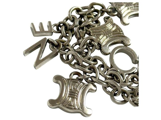Céline Bracciale Triomphe Charm in Argento per Uomini e Donne di Celine - vista 4