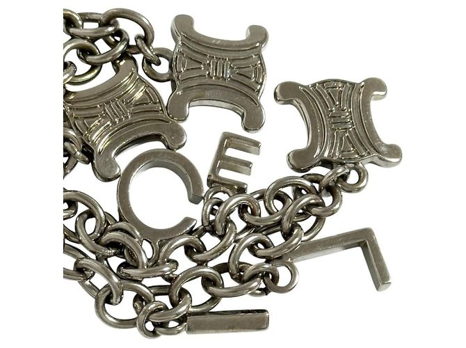 Céline Bracciale Triomphe Charm in Argento per Uomini e Donne di Celine - vista 5