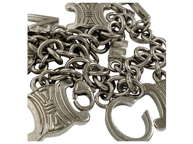 Céline Bracciale Triomphe Charm in Argento per Uomini e Donne di Celine - vista 6