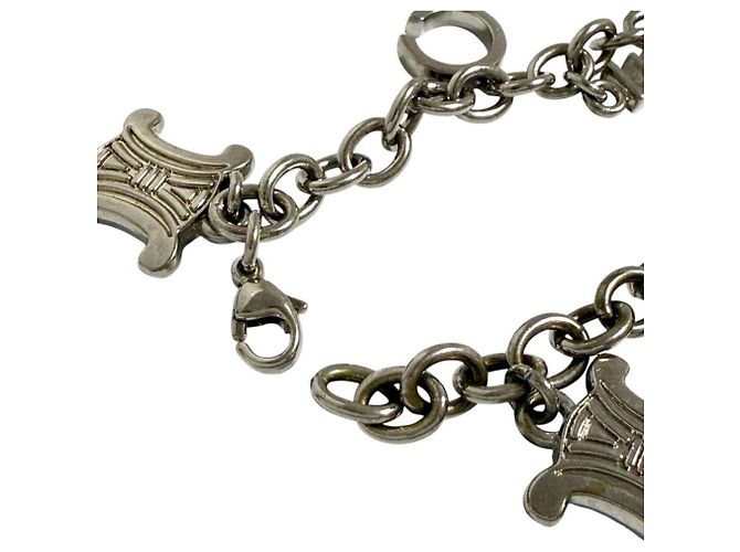 Céline Bracciale Triomphe Charm in Argento per Uomini e Donne di Celine - vista 7