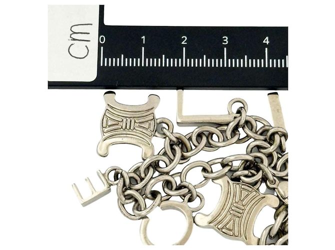 Céline Bracciale Triomphe Charm in Argento per Uomini e Donne di Celine - vista 8