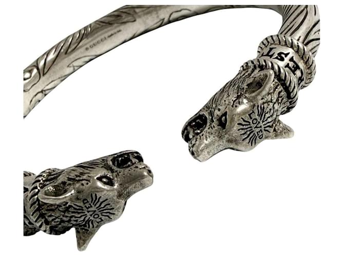 Bracciale Bangle Gucci Uomo Anger Forest Wolf - vista 4
