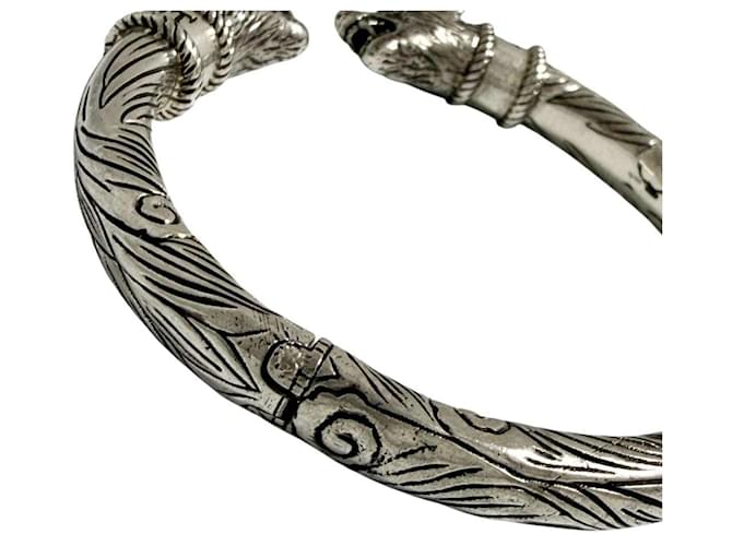 Bracciale Bangle Gucci Uomo Anger Forest Wolf - vista 5
