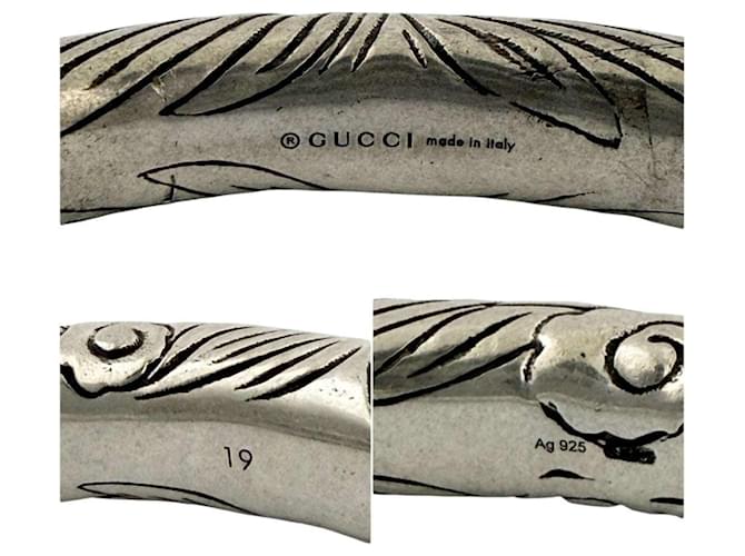 Bracciale Bangle Gucci Uomo Anger Forest Wolf - vista 7