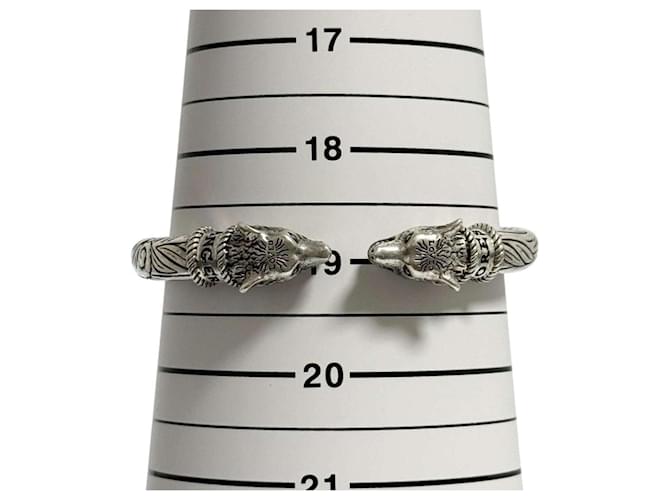 Bracciale Bangle Gucci Uomo Anger Forest Wolf - vista 9