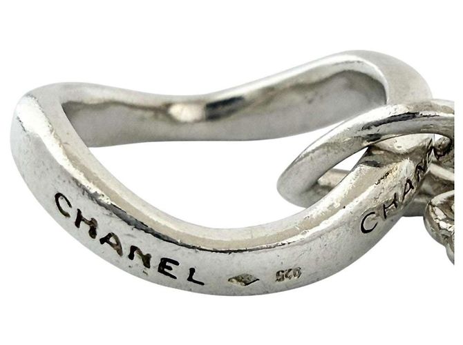 Chanel Damenring aus Silber 925 mit Kleeblatt - Ansicht 7