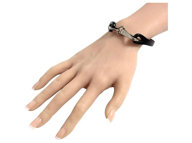 Bracciale charm da uomo Gucci Marrone Argento Marrone scuro - vista 10