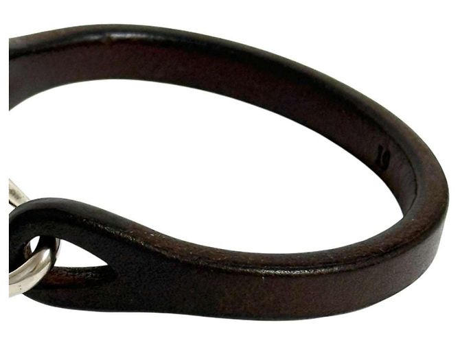 Bracciale charm da uomo Gucci Marrone Argento Marrone scuro - vista 4