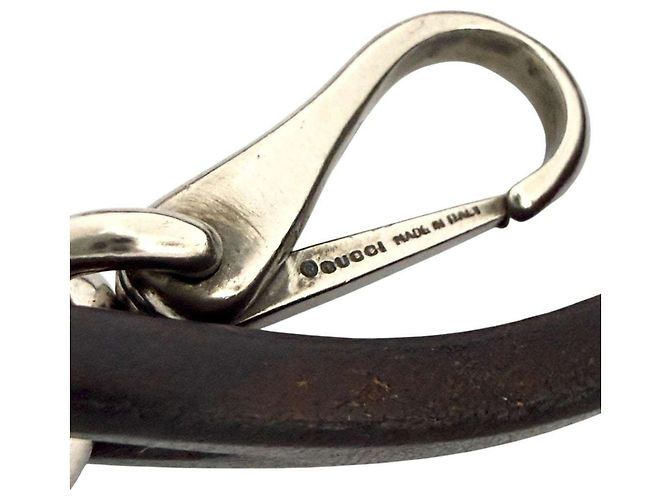 Bracciale charm da uomo Gucci Marrone Argento Marrone scuro - vista 6
