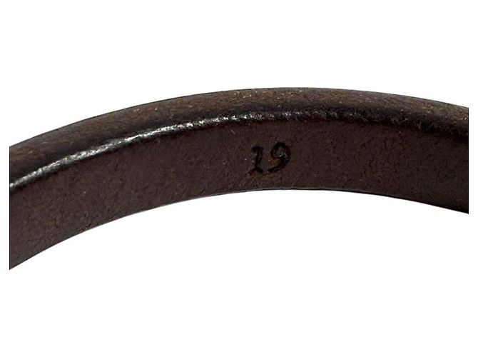 Bracciale charm da uomo Gucci Marrone Argento Marrone scuro - vista 7