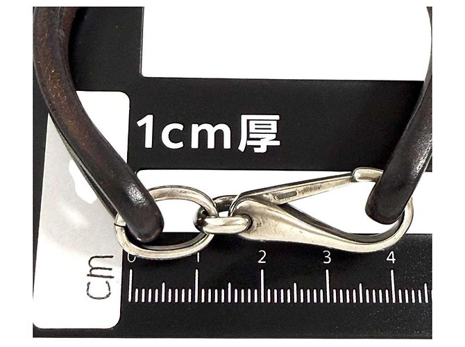 Bracciale charm da uomo Gucci Marrone Argento Marrone scuro - vista 8