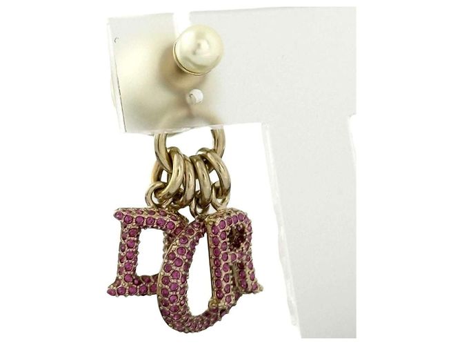 Orecchino Singolo Tribal Rosa Christian Dior - vista 8