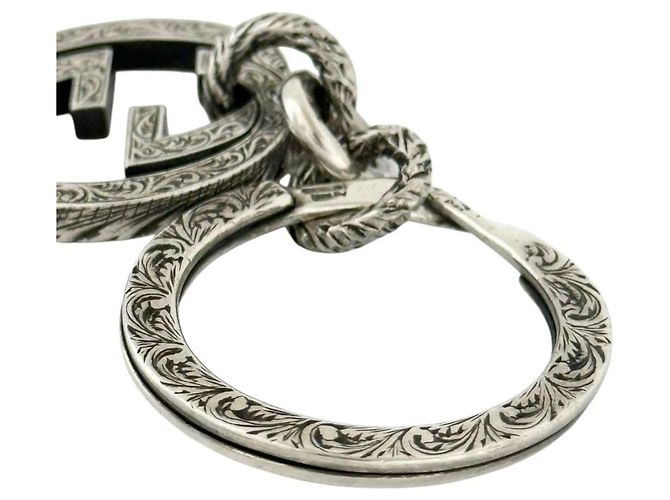 Portachiavi Arabesque da Uomo Gucci in Argento 925 - vista 3
