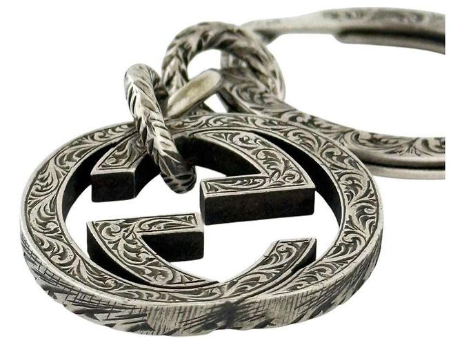 Portachiavi Arabesque da Uomo Gucci in Argento 925 - vista 6