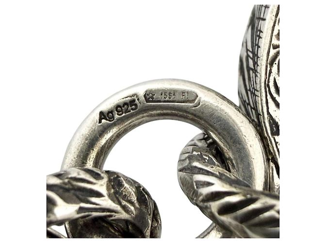 Portachiavi Arabesque da Uomo Gucci in Argento 925 - vista 8