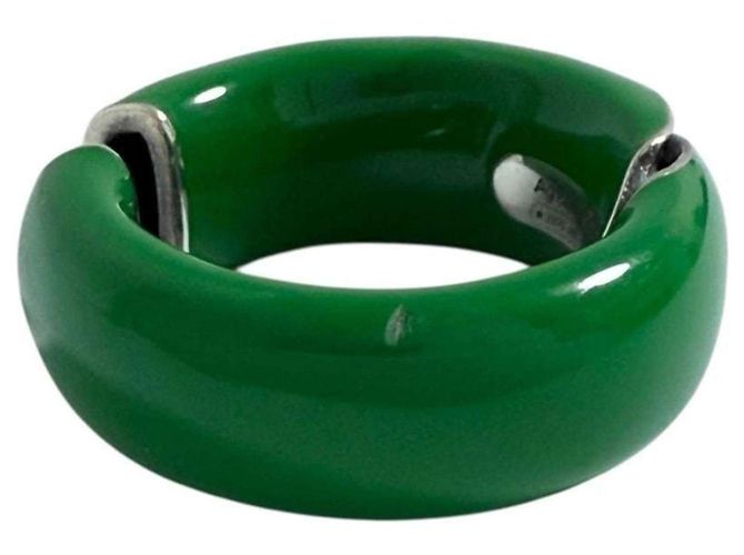 Anello Paraquito Bottega Veneta Verde - vista 4