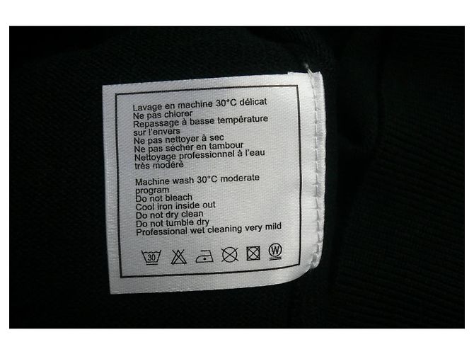 CHANEL Schwarze Weste Neue Löwenknöpfe XXL Wollmischung - Ansicht 7