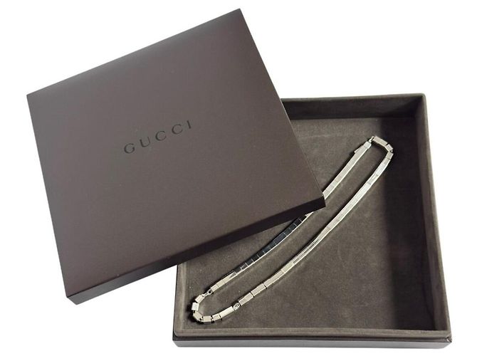 Collana Gucci Blockchain in Argento - vista 10