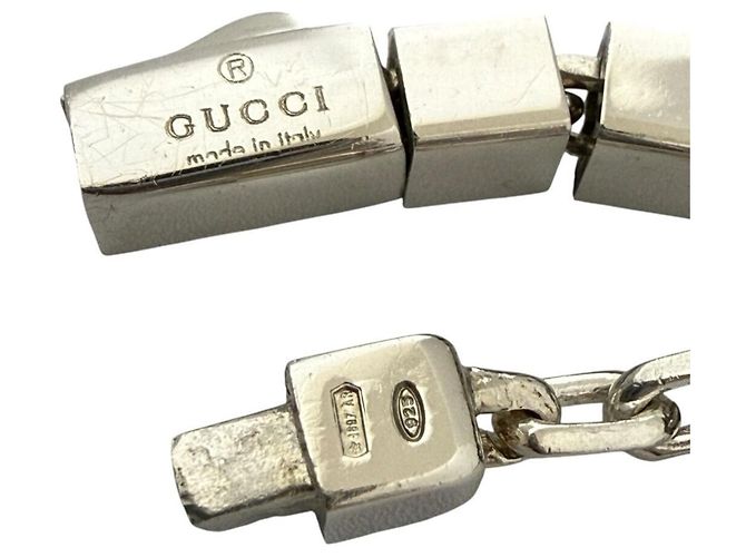 Collana Gucci Blockchain in Argento - vista 7