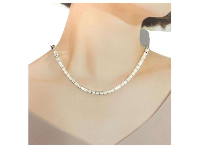 Collana Gucci Blockchain in Argento - vista 9