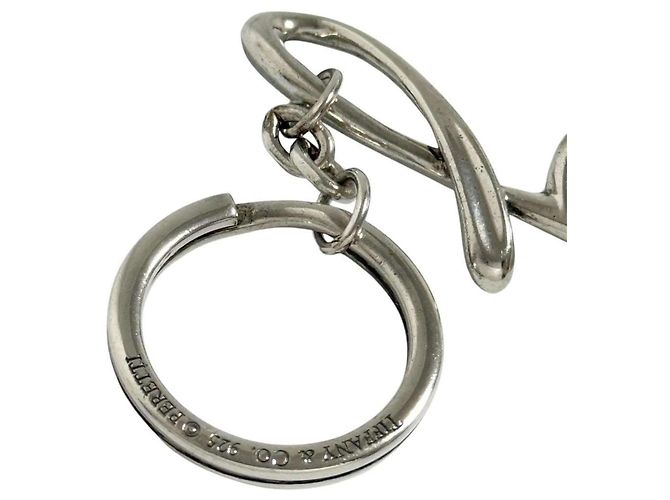Tiffany & Co Portachiavi Iniziale H Tiffany in Argento 925 - vista 3