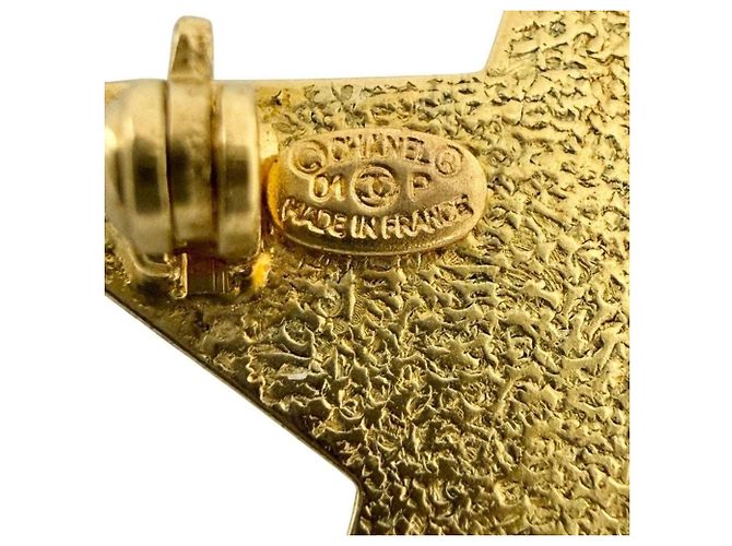 Timeless Spilla Pin Coco Mark da Donna di Chanel Nero D'oro - vista 7