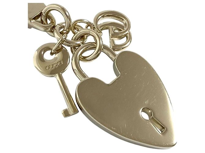 Portachiavi in metallo a forma di cuore per donne Gucci - vista 5