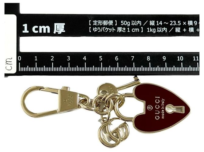 Portachiavi in metallo a forma di cuore per donne Gucci - vista 9