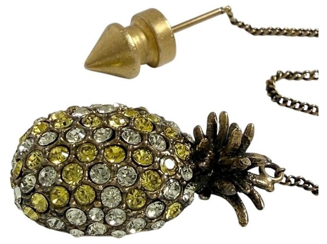 Orecchini a filo a forma di ananas da donna Gucci - vista 3