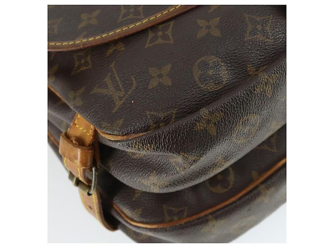 LOUIS VUITTON Borsa a Spalla Monogram Saumur 30 M42256 LV Auth 154252 Monogramma - vista 18