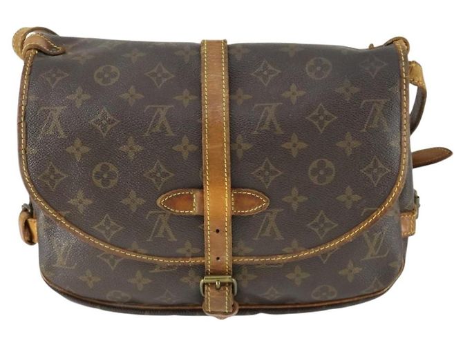 LOUIS VUITTON Borsa a Spalla Monogram Saumur 30 M42256 LV Auth 154252 Monogramma - vista 2
