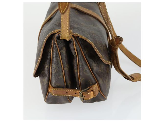 LOUIS VUITTON Borsa a Spalla Monogram Saumur 30 M42256 LV Auth 154252 Monogramma - vista 4