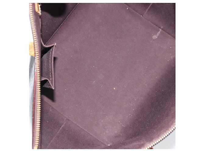 LOUIS VUITTON Borsa a Mano Monogram Vernis Bellevue PM Amarante M93585 Auth BA9673 Bordò - vista 11