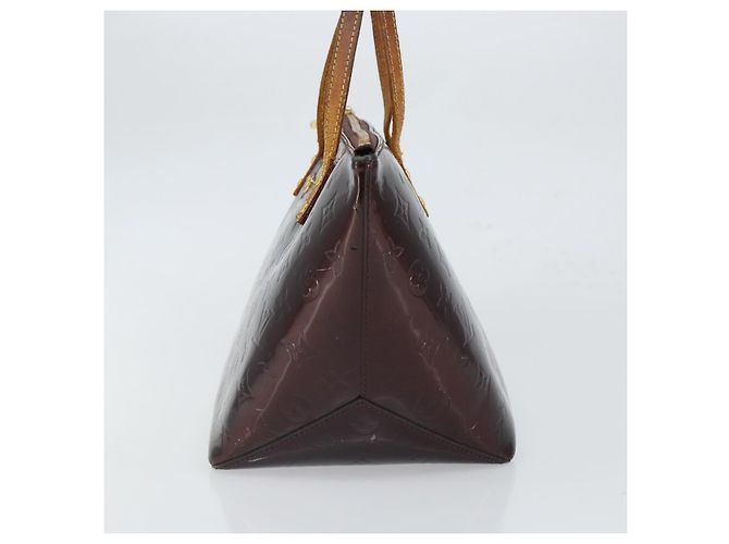 LOUIS VUITTON Borsa a Mano Monogram Vernis Bellevue PM Amarante M93585 Auth BA9673 Bordò - vista 3