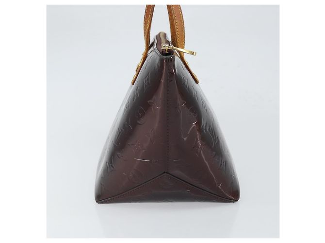 LOUIS VUITTON Borsa a Mano Monogram Vernis Bellevue PM Amarante M93585 Auth BA9673 Bordò - vista 4