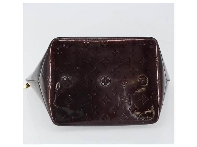 LOUIS VUITTON Borsa a Mano Monogram Vernis Bellevue PM Amarante M93585 Auth BA9673 Bordò - vista 5