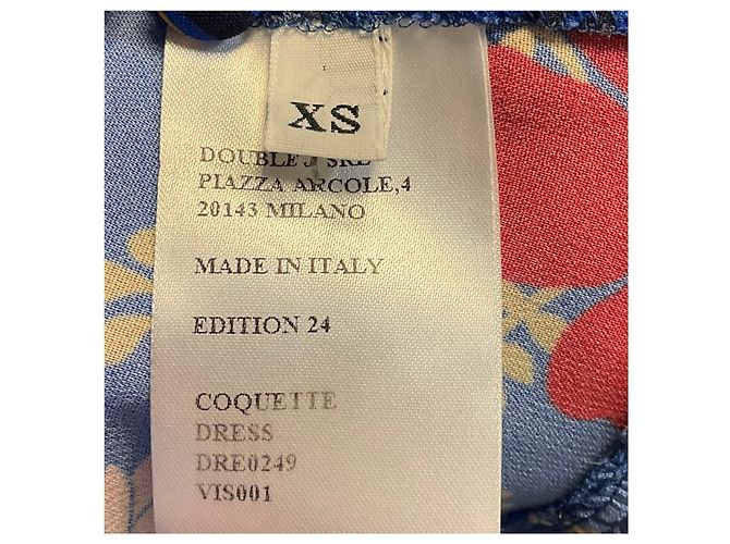 Autre Marque Vestido Coquette Floral Azul / Vermelho La DoubleJ - vista 4