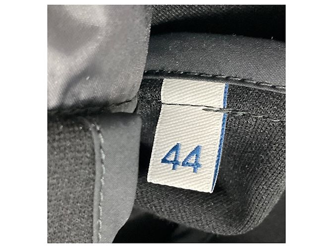 Cappotto nero svasato di lunghezza media con zip completa Moncler - vista 5