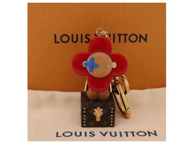 LOUIS VUITTON Monogram Vivienne Portachiavi Charm Rosso M67394 LV Auth 162914SAM Monogramma - vista 12