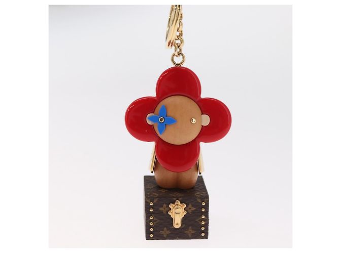 LOUIS VUITTON Monogram Vivienne Portachiavi Charm Rosso M67394 LV Auth 162914SAM Monogramma - vista 3