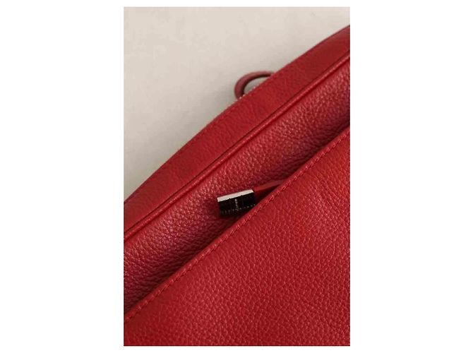 Dior Borsa in pelle rossa Rosso - vista 7