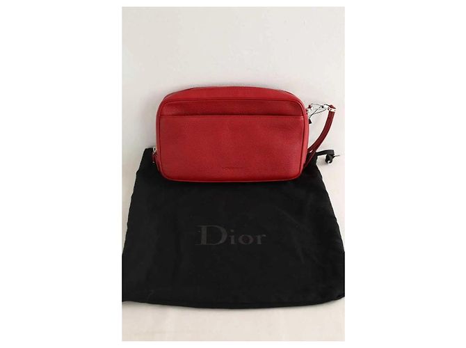 Dior Borsa in pelle rossa Rosso - vista 8