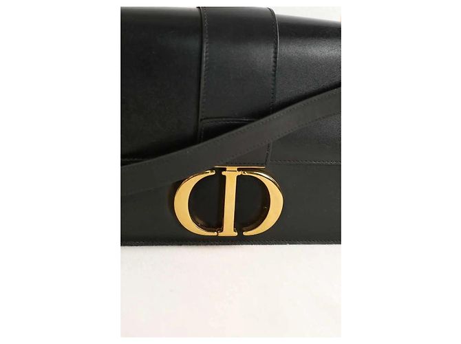 Dior Borsa a tracolla in pelle nera Nero - vista 2