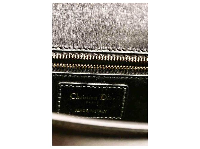 Dior Borsa a tracolla in pelle nera Nero - vista 7