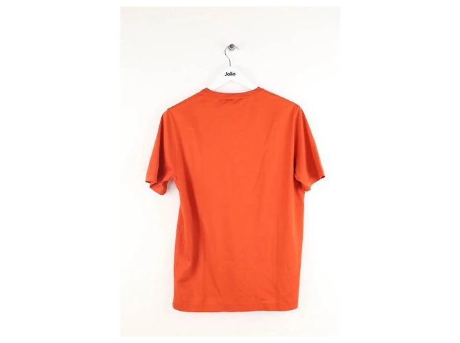 Hermès Camiseta de algodón naranja - vista 3