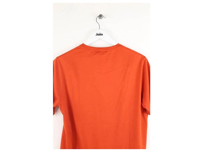 Hermès Camiseta de algodón naranja - vista 4