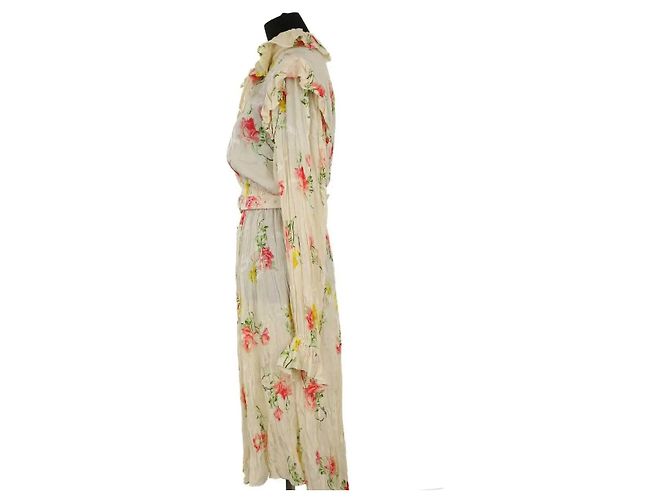 Balenciaga Abito in seta multicolore - vista 3