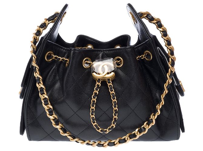 Borsa CHANEL in Pelle Nera - 103242 - vista 3